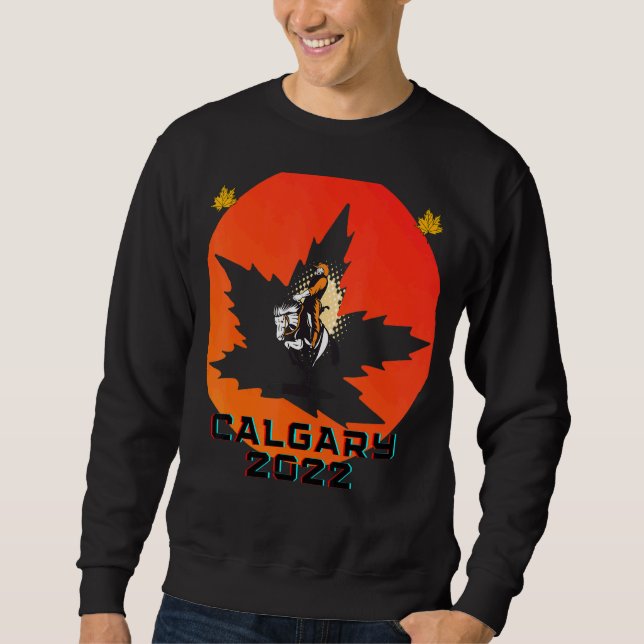 Calgary Alberta Canadian Western Tradition & Histo Sweatshirt (Front)