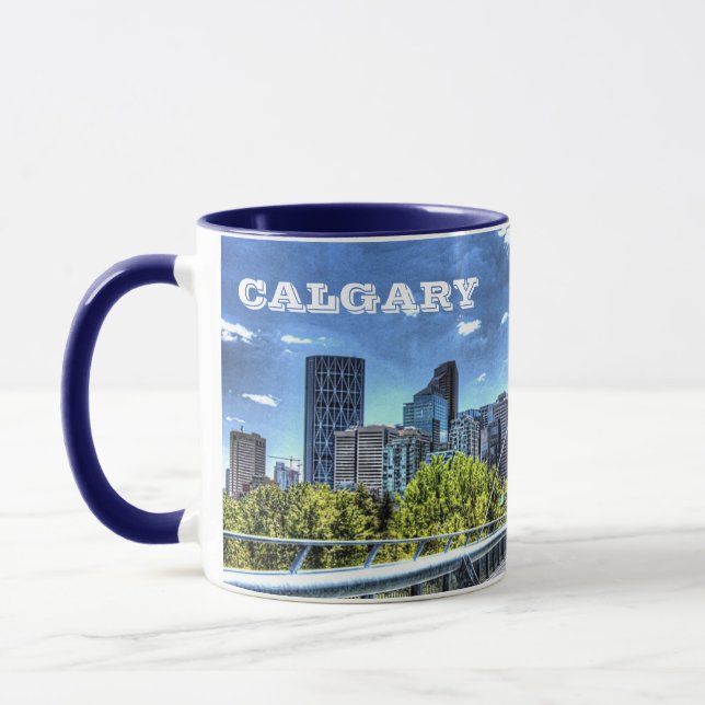 Calgary Alberta Panoramic Cup (Left)