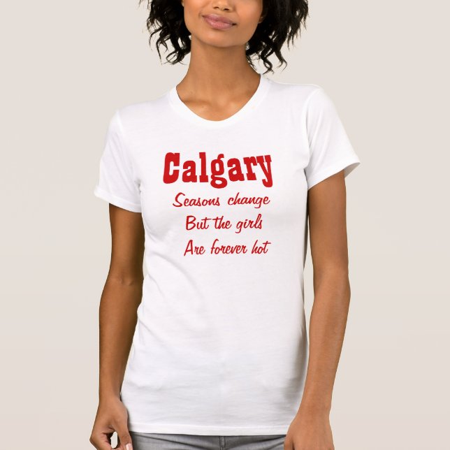 Calgary Alberta T-Shirt (Front)