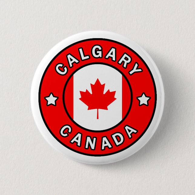 Calgary Canada 6 Cm Round Badge (Front)