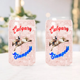 Calgary Canada Horses July Riders Calgary Stampede Can Glass