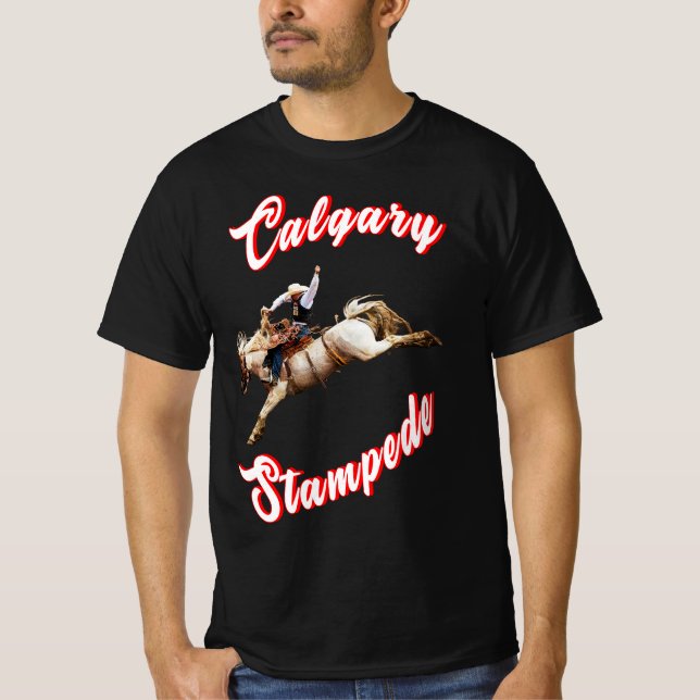 Calgary Canada Hourse July Riders Calgary Stampede T-Shirt (Front)