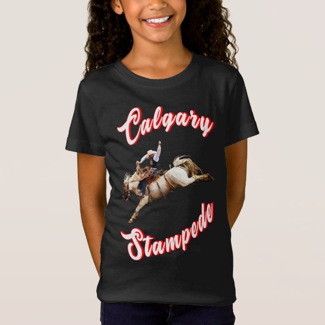 Calgary Canada Hourse July Riders Calgary Stampede T-Shirt (Front)