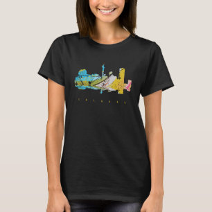 Calgary Canada Modern Skyline Travel T-Shirt
