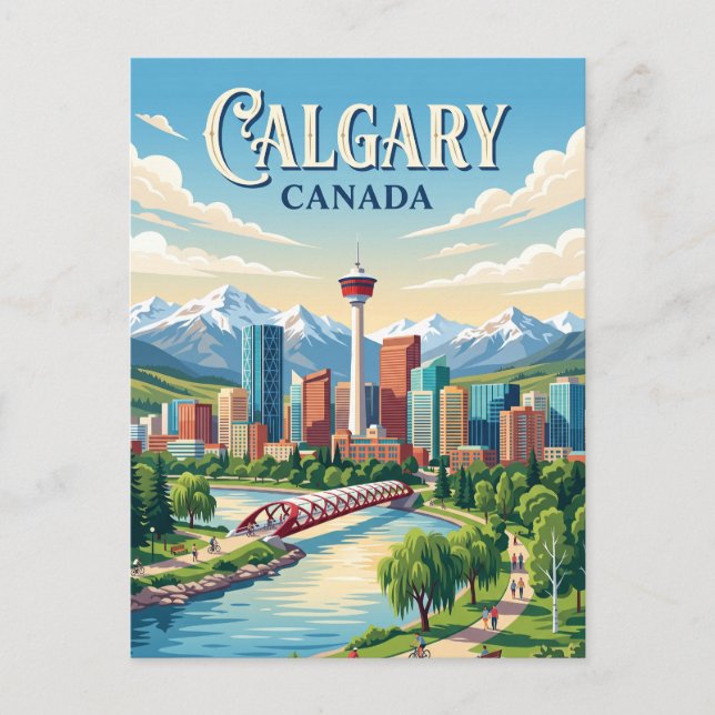 Calgary, Canada Postcard (Front)