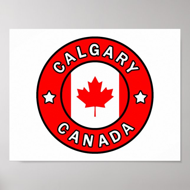 Calgary Canada Poster (Front)