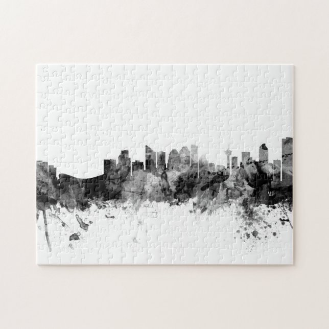 Calgary Canada Skyline Jigsaw Puzzle (Horizontal)