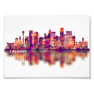 Calgary Canada Skyline Photo Print