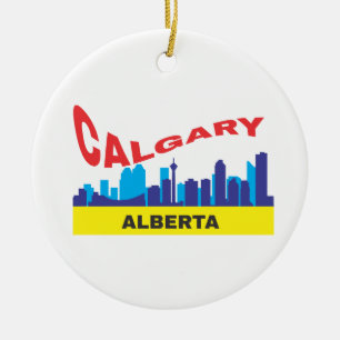 Calgary Ceramic Tree Decoration