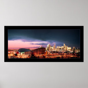 Calgary Chinook & Sunset Poster