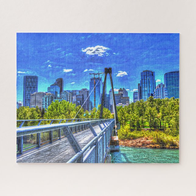 Calgary City Skyline. Jigsaw Puzzle (Horizontal)