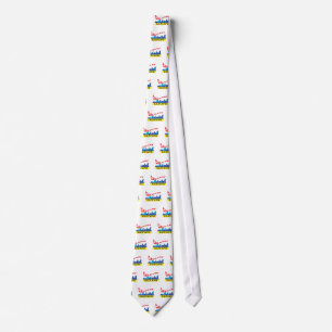 Calgary cyrillic tie