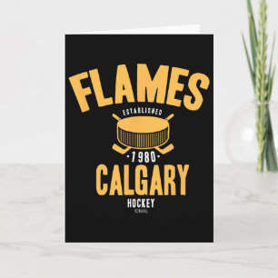 Calgary Flames Hockey Puck Nhl Officially Licensed Card