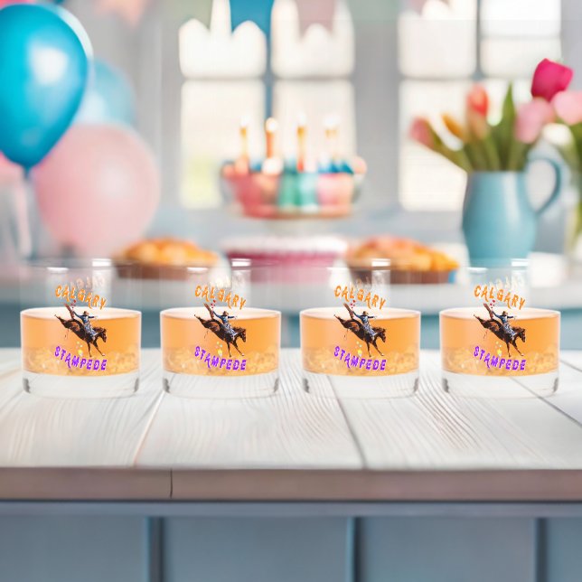 Calgary Pride Stampede Whiskey Glass (Insitu (Baby Shower))