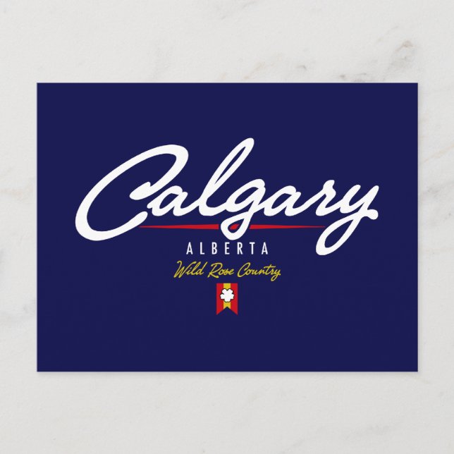 Calgary Script Postcard (Front)