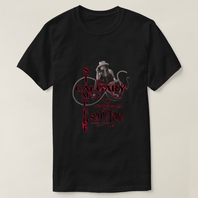 Calgary Stampede Lady &amp; Rope Classic T-Shirt (Design Front)