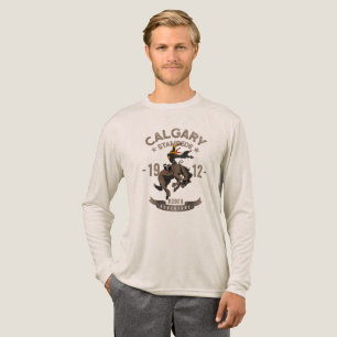 Calgary Stampede Rodeo Men's Long Sleeve Tri-Blend Shirt