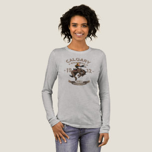 Calgary Stampede Rodeo Women's Long Sleeve Tri-Blend Shirt