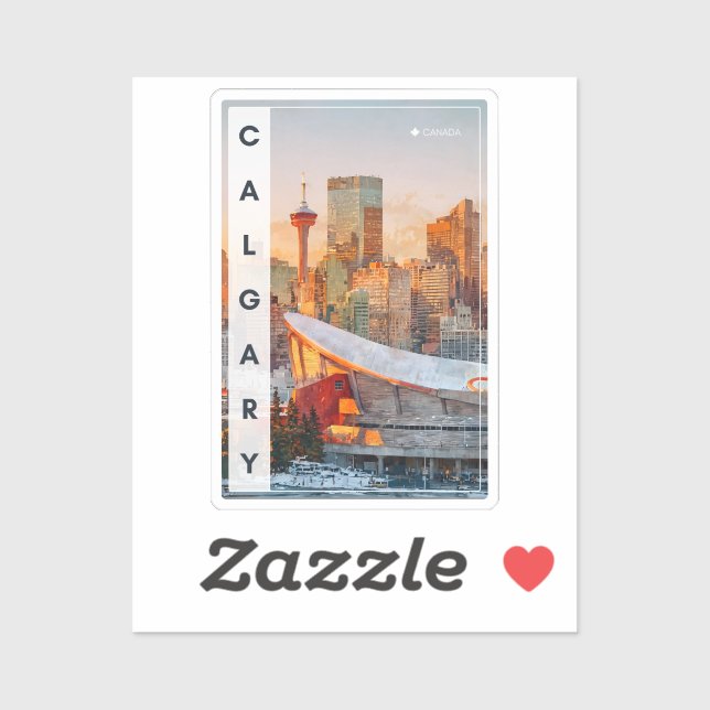 Calgary Sticker Souvenir (Sheet)