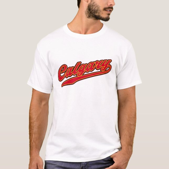 Calgary T-Shirt – Retro Sport Style (Front)