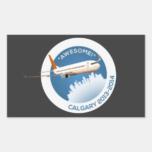 Calgary Winter 2014 Rectangular Sticker