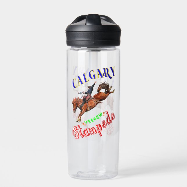 Calgary Yeehaw Stampede Water Bottle (Front)