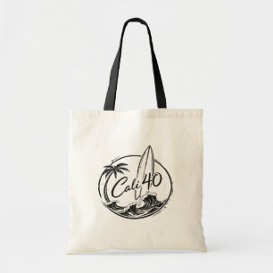Cali40 California Beach Vibe Tote 40th Birthday Bag