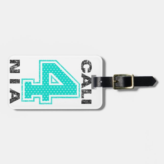Cali4nia Luggage Tag (Front Horizontal)