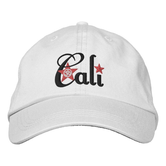 Cali Adjustable Embroidered Hat (Front)