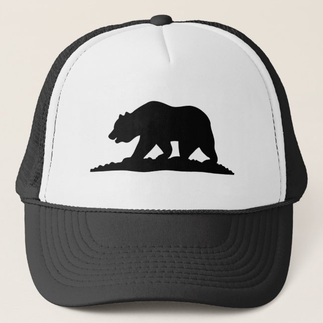 Cali bear trucker hat (Front)