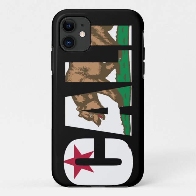 Cali California Flag Case-Mate iPhone Case (Back)