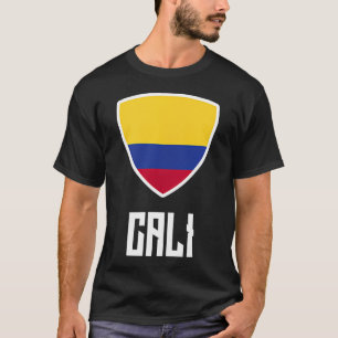 Cali Colombian Flag Roots Heritage T-Shirt