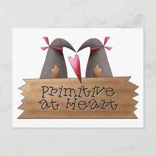 Cali Crows · Primitive at Heart Postcard