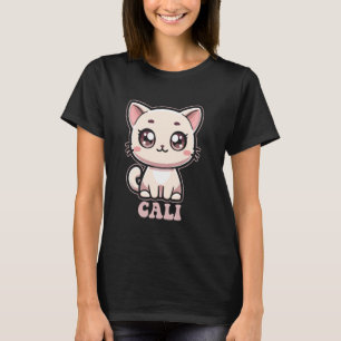 Cali Cute Kitty Cat Design for Girls Name Cali T-Shirt