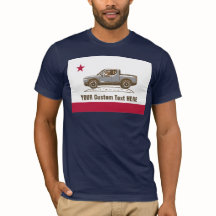 Cali Flag Bear in Truck (change colour/text) GREY