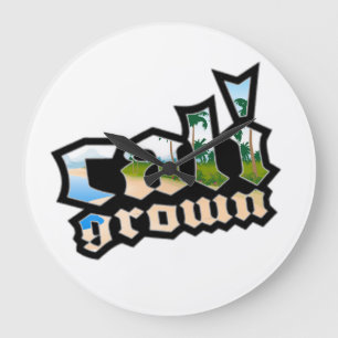 Cali Grown Wall Clock