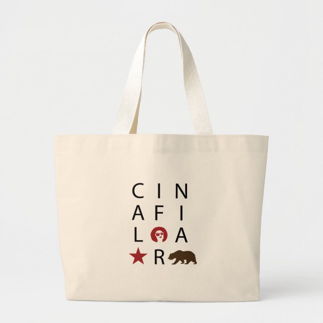 cali large tote bag (Front)