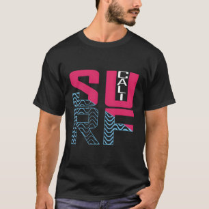 Cali Surf California Beach Bum Paradise Graphic T-Shirt