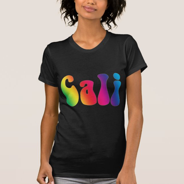 Cali Tie-Dye California Hippie Logo T-Shirt (Front)