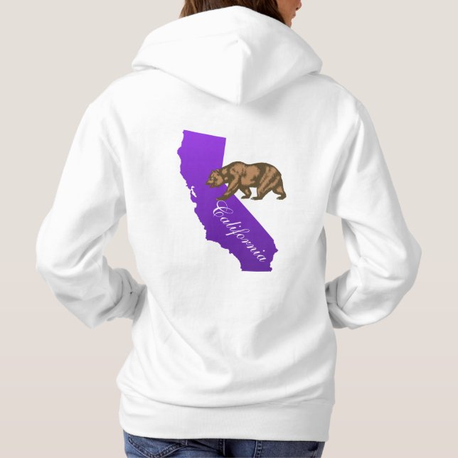 Cali/Women's Basic Hooded Sweatshirt/Personalised Hoodie (Back)