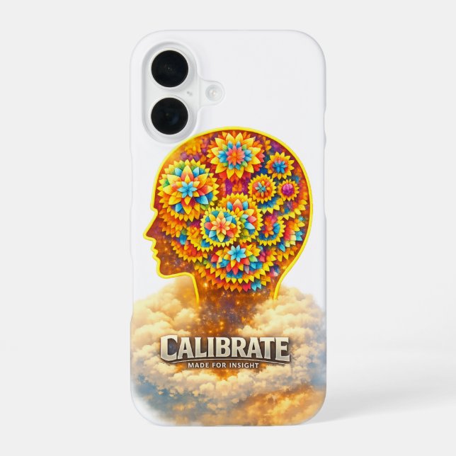 CalibrateMind iPhone 16 Case (Back)