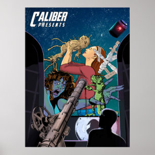 Calibre Presents V4 design poster