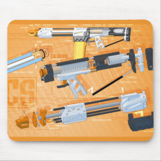 Caliburn Exploded Mouse Pad