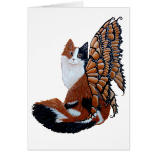 Calico Butterfly Fairy Cat