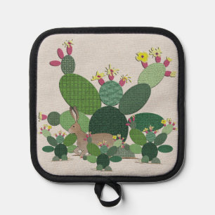 Calico Cactus Pot Holder