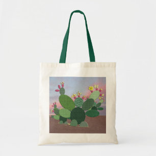 Calico Cactus Tote Bag