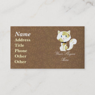 Calico cat business Card