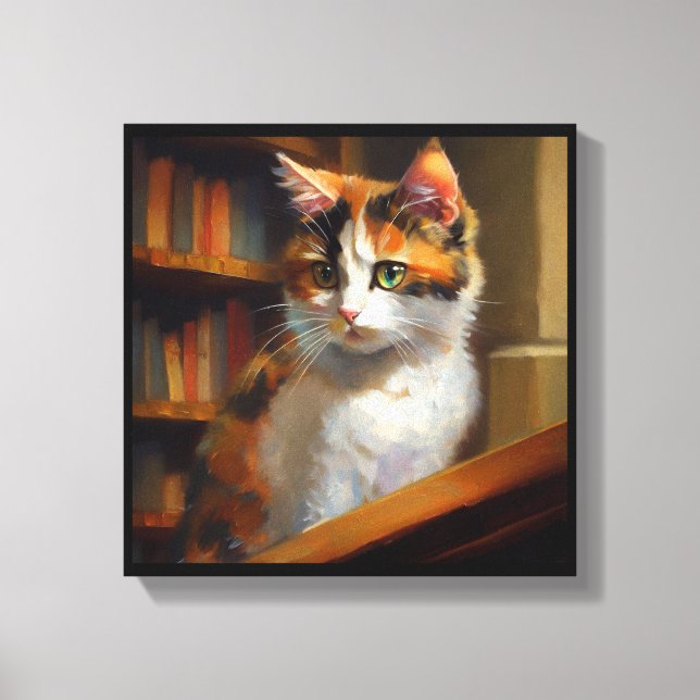 Calico Cat  Canvas Print (Front)