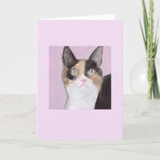 Calico Cat Card