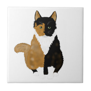 Calico Cat Ceramic Tile